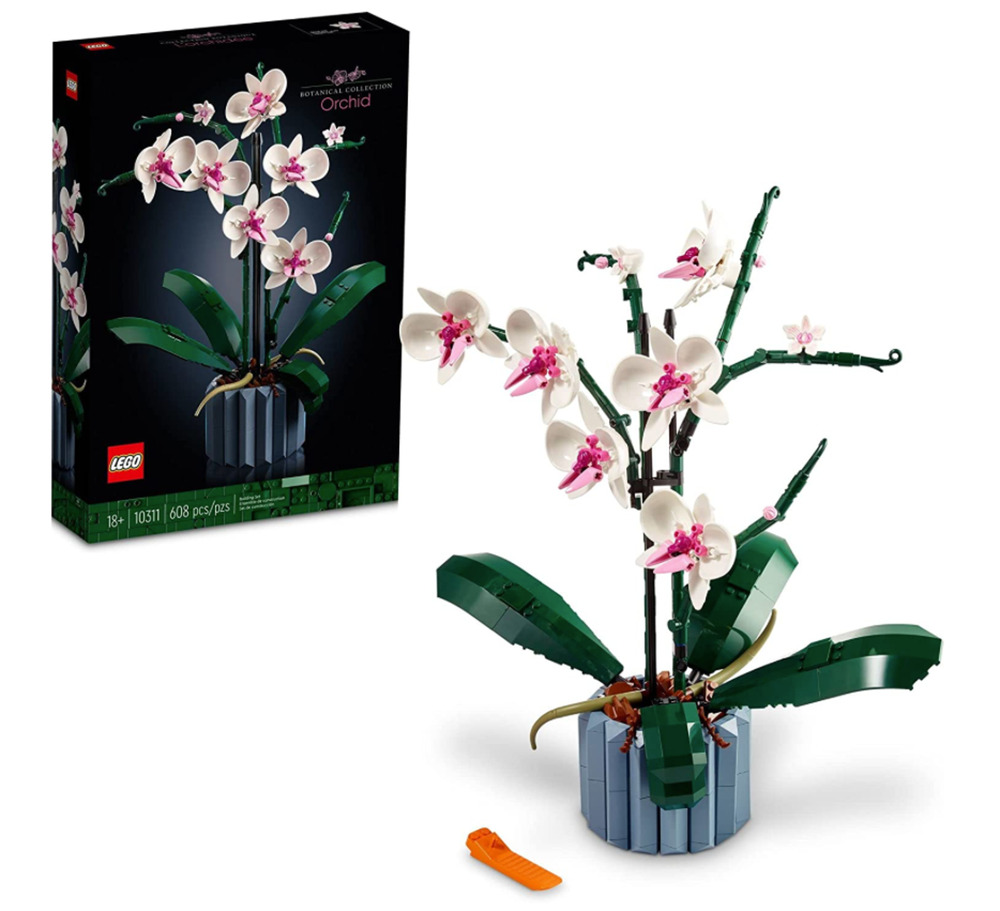 LEGO Orchid 10311 Plant Decor Building Set -Build an Orchid Display 608 Pieces 2